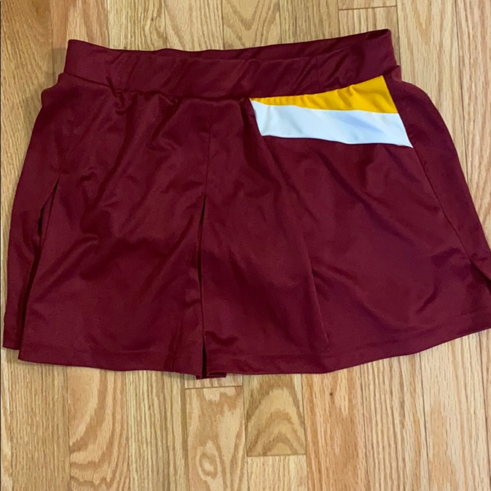 Maroon Adidas tennis skirt